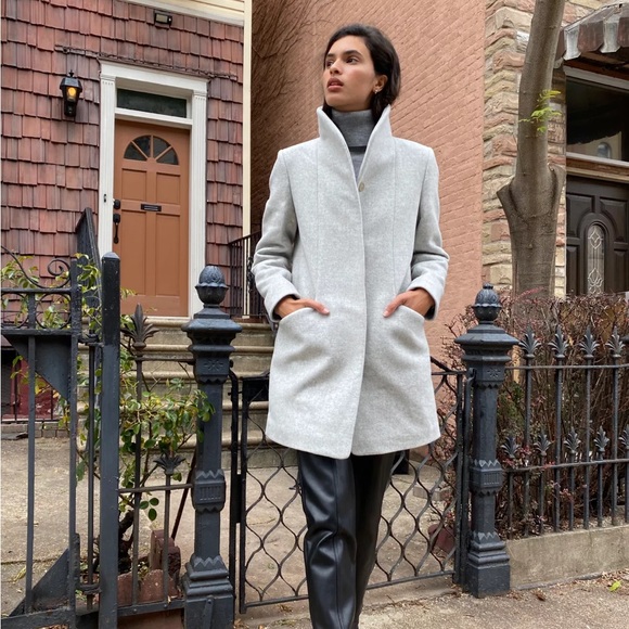 ORIGINAL Wilfred Cocoon Coat XXS in Heather Grey - Picture 6 of 7